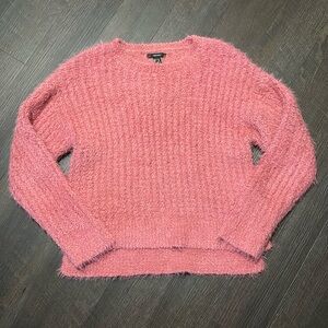 Forever 21 women’s chunky knit sweater, pink, size medium
